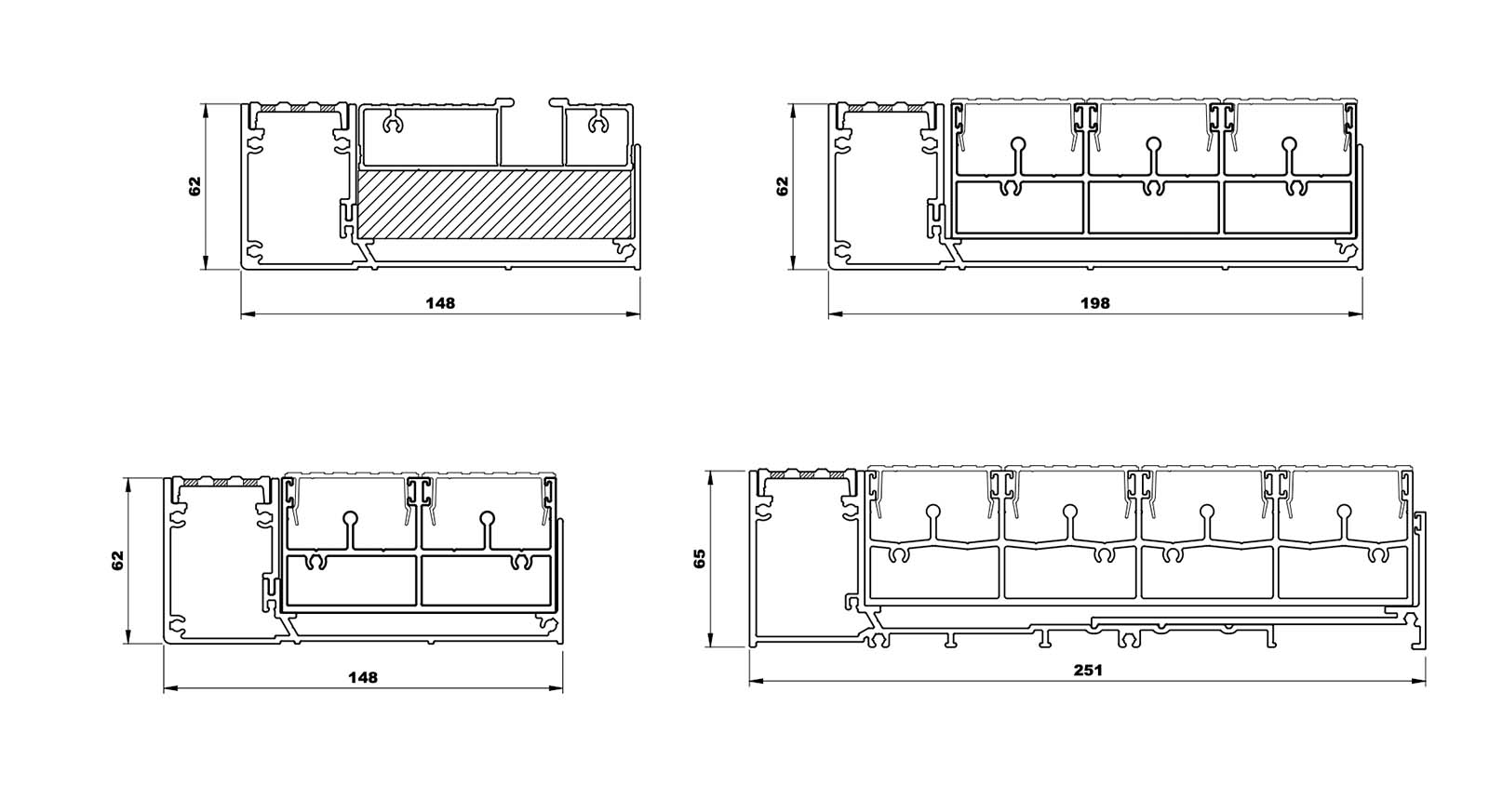 Zero-threshold sliding door sill (flush floor upgrade)