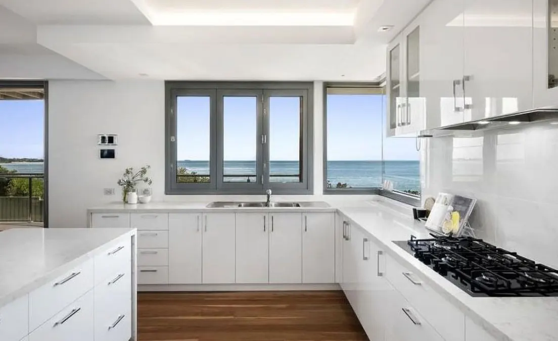 Aluminium windows on a modern home
